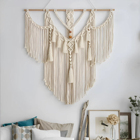 Tranquil Twists Macramé Tapestry