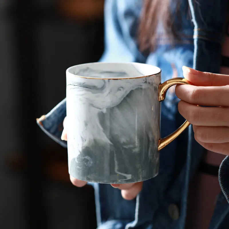 Exquisite Marble Coffee Mug