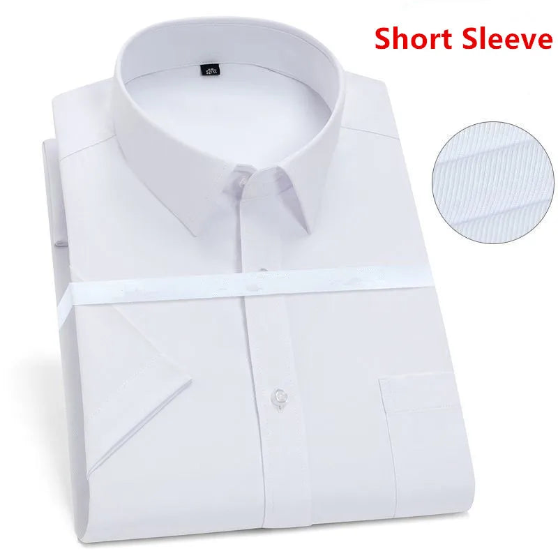 Executive Elegance: Formal Long Sleeve Business Shirt