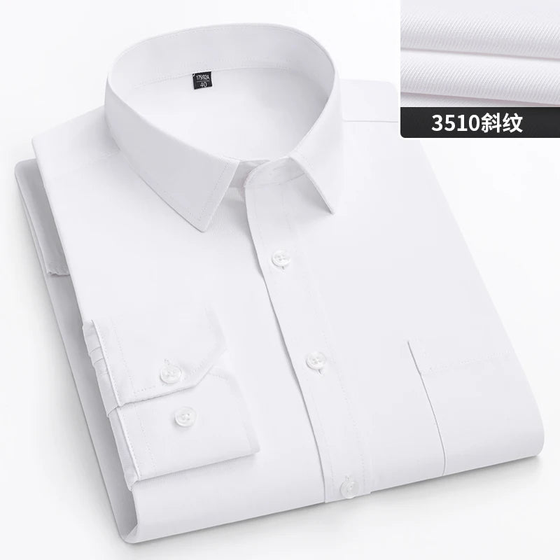 Executive Elegance: Formal Long Sleeve Business Shirt