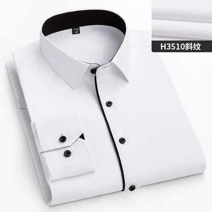 Executive Elegance: Formal Long Sleeve Business Shirt