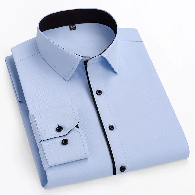 Executive Elegance: Formal Long Sleeve Business Shirt