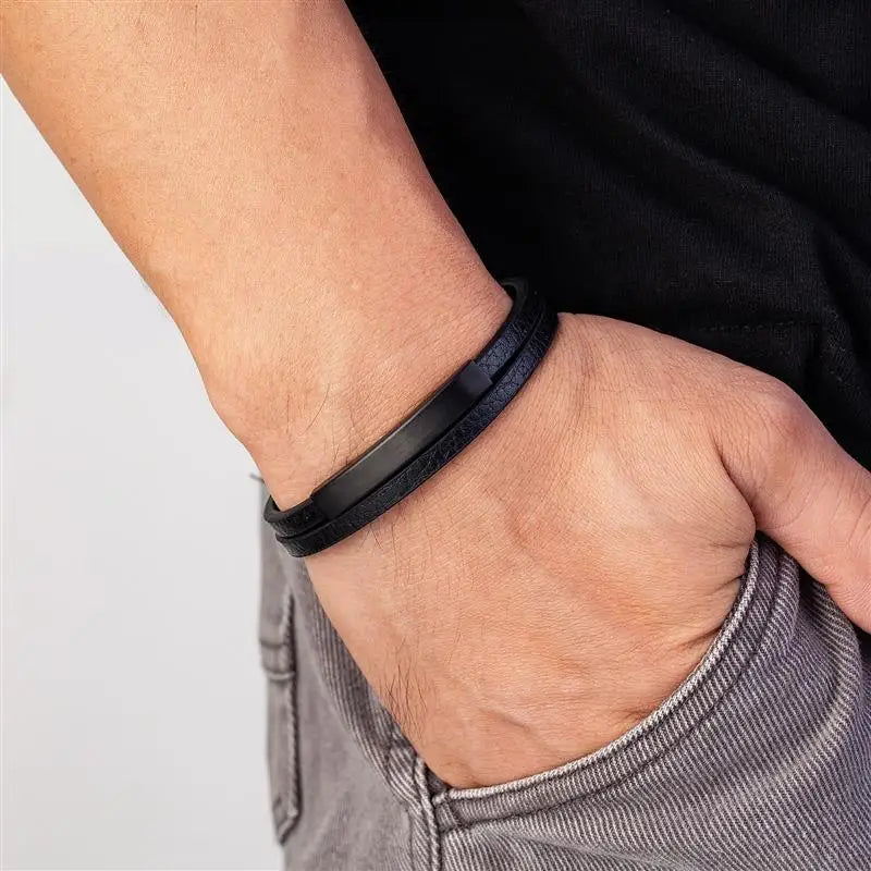 Urban Zen Leather Bracelet