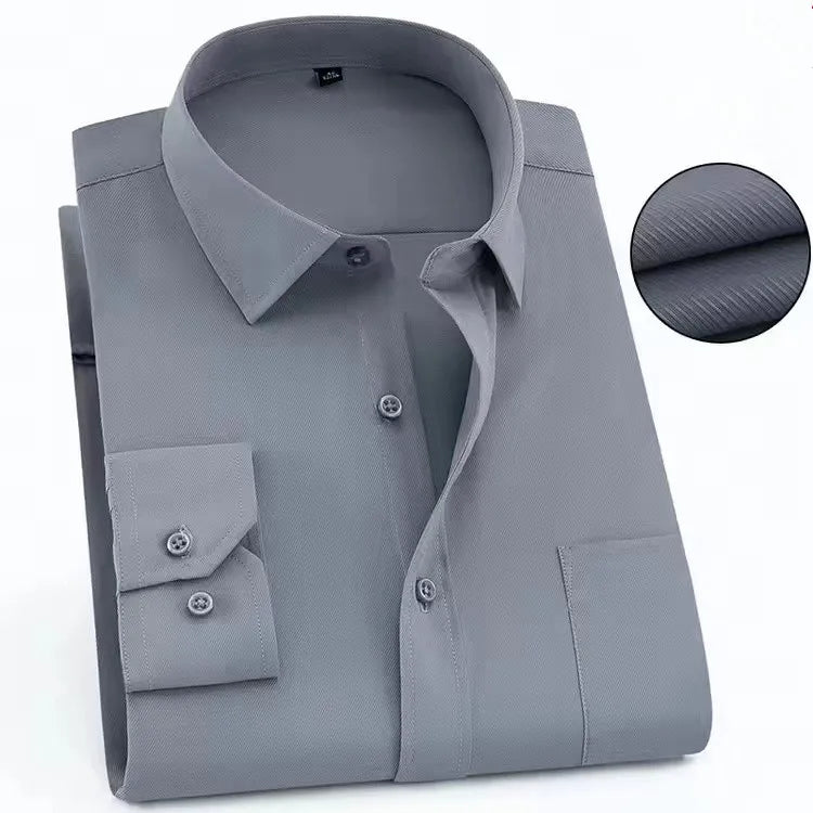 Executive Elegance: Formal Long Sleeve Business Shirt