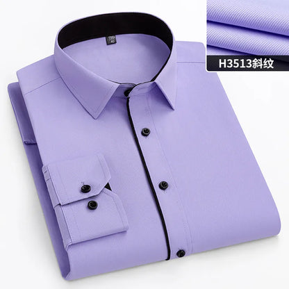 Executive Elegance: Formal Long Sleeve Business Shirt