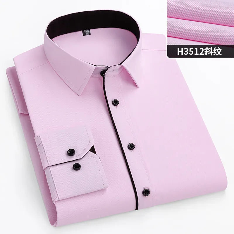 Executive Elegance: Formal Long Sleeve Business Shirt