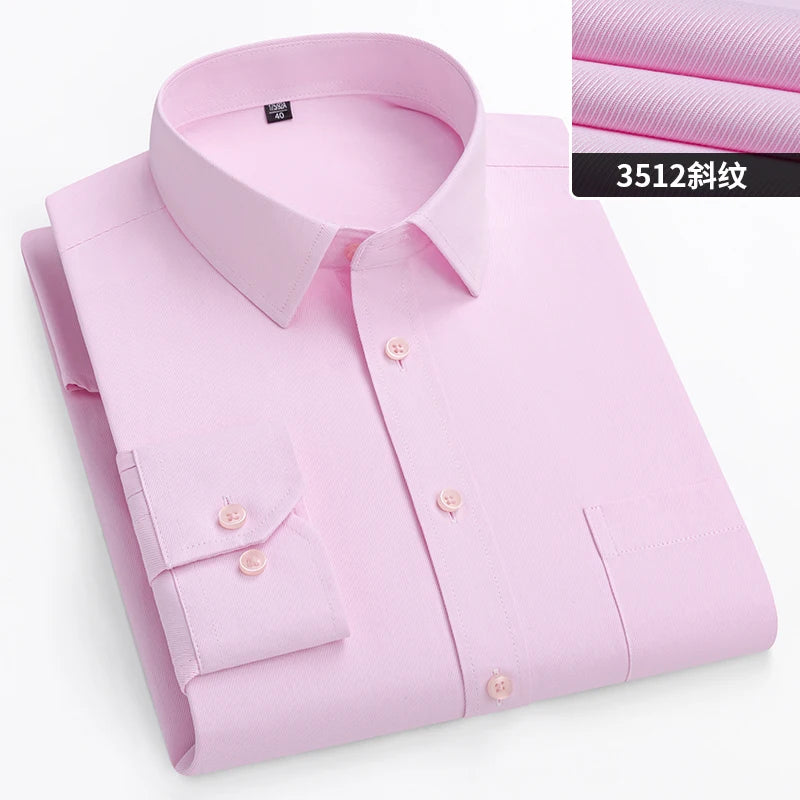 Executive Elegance: Formal Long Sleeve Business Shirt