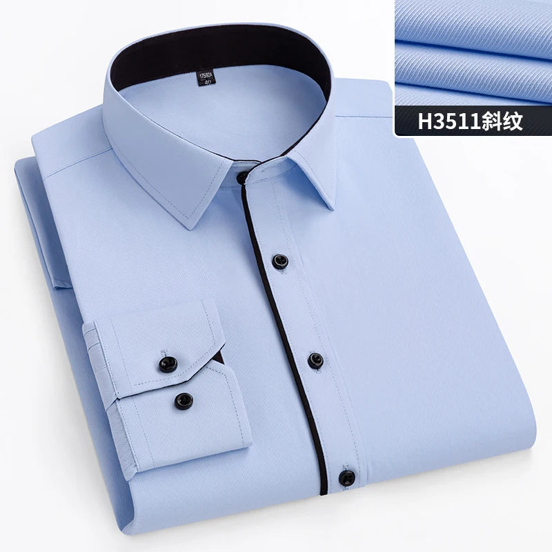 Executive Elegance: Formal Long Sleeve Business Shirt