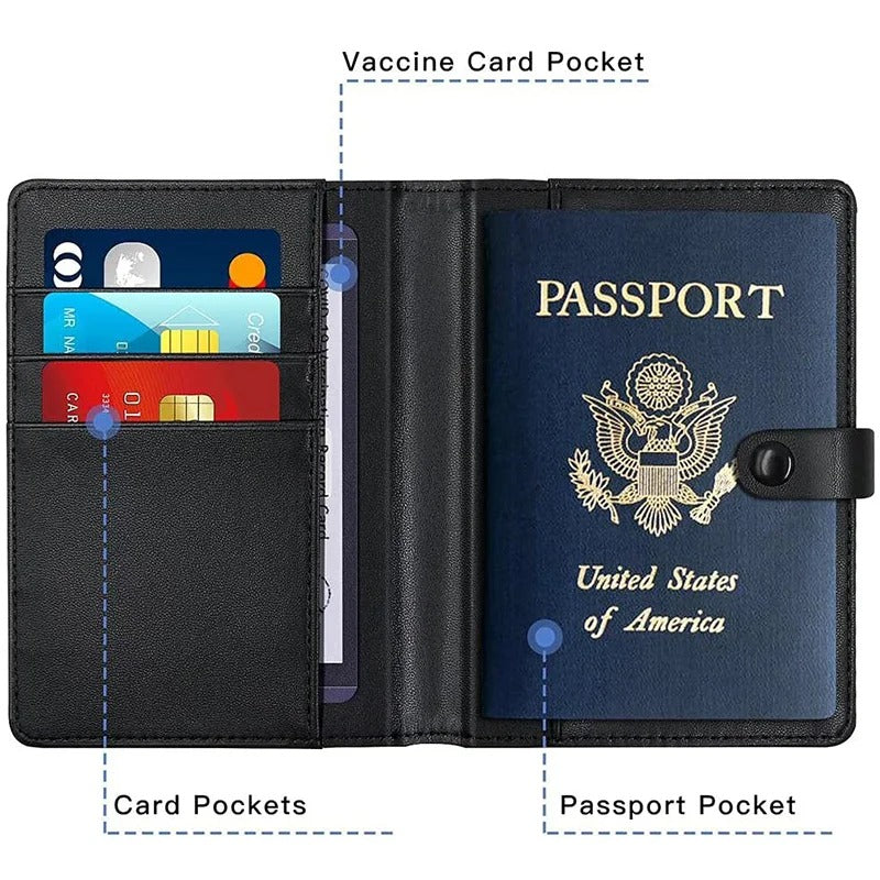 Wanderlust Airtag Passport Holder